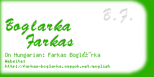 boglarka farkas business card